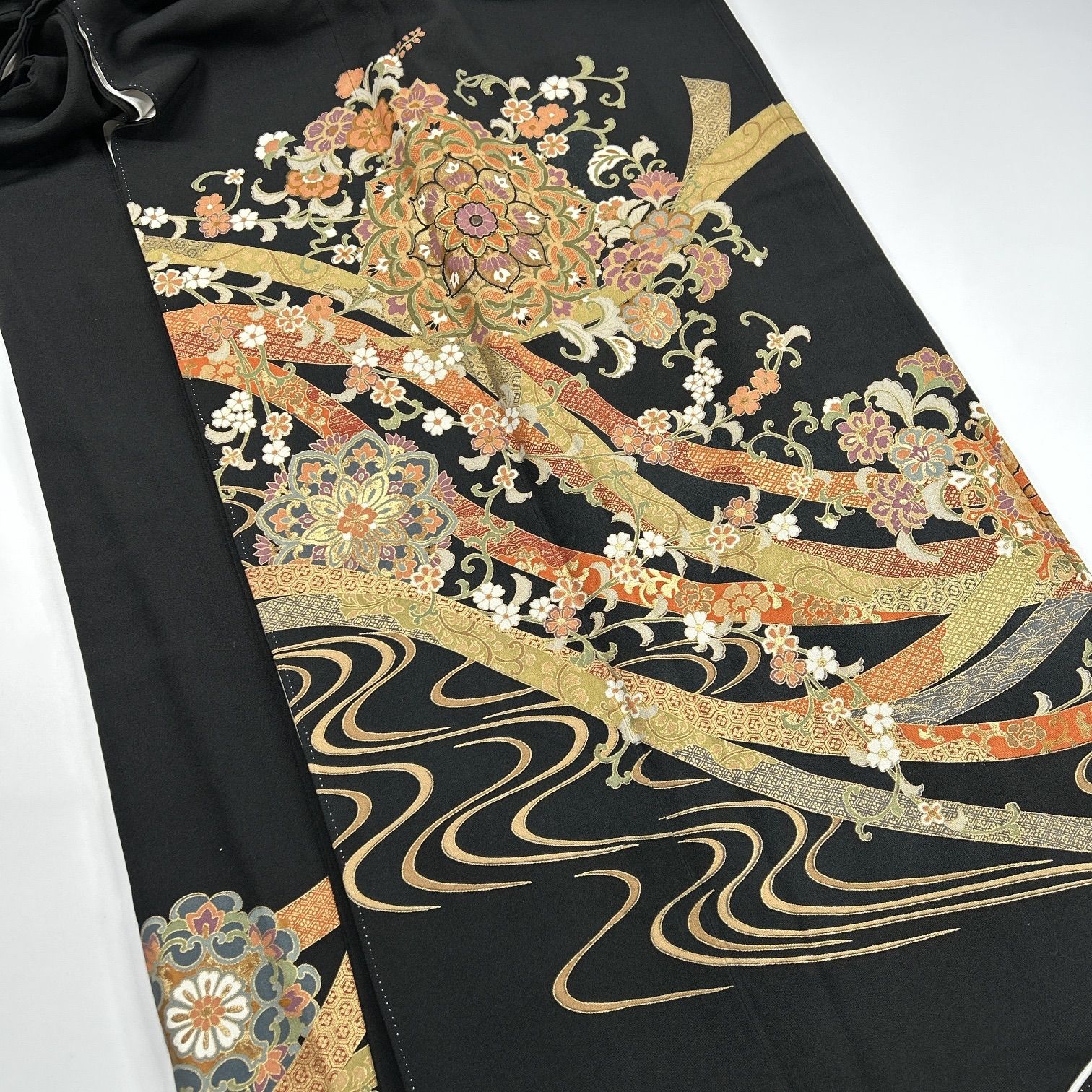 黒留袖 4枚 正絹 着物まとめ売り 同梱購入歓迎 リメイク用 着付け練習