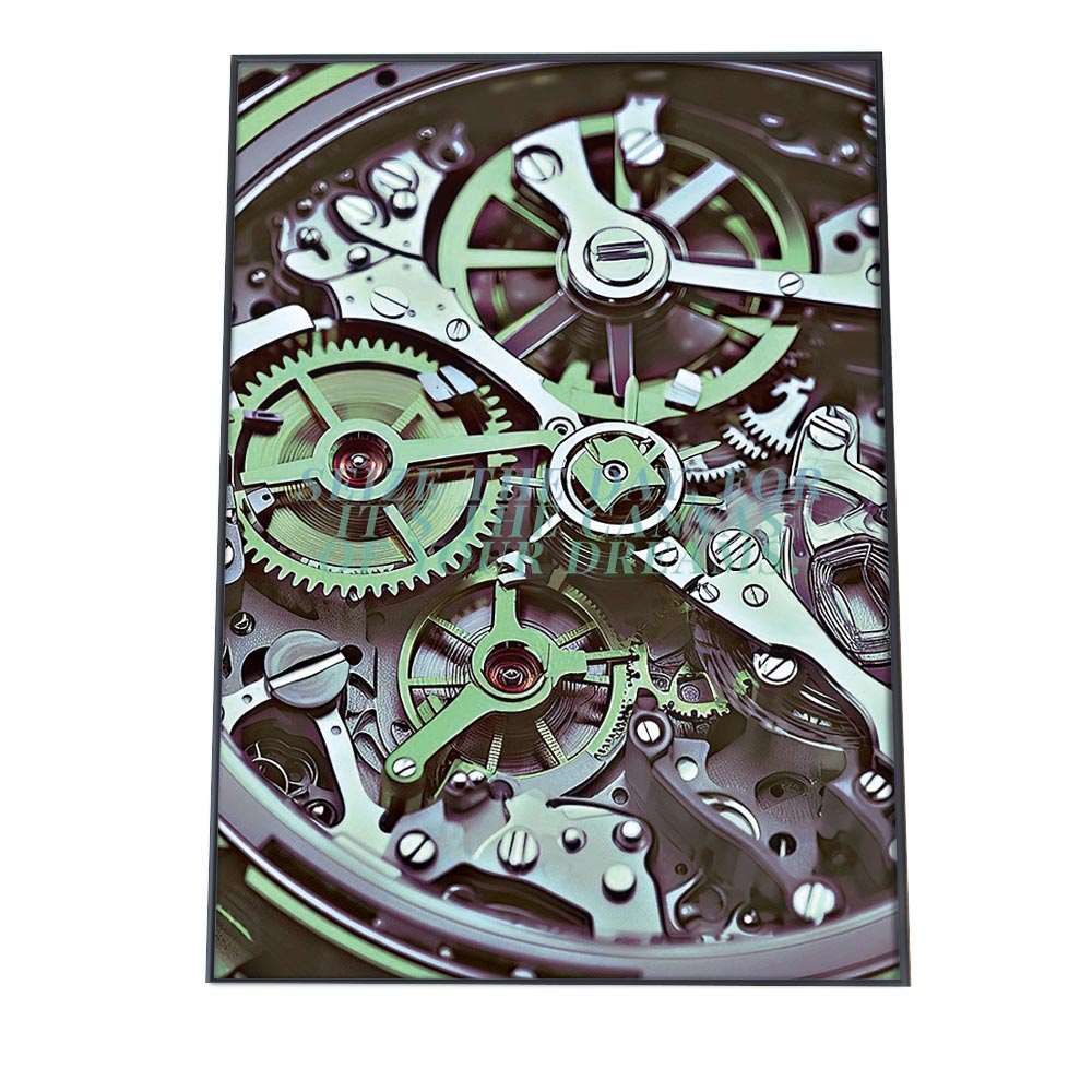 A1サイズ（約59x84cm）】【lh-poster-865】ポスター 時計 機械 ストア