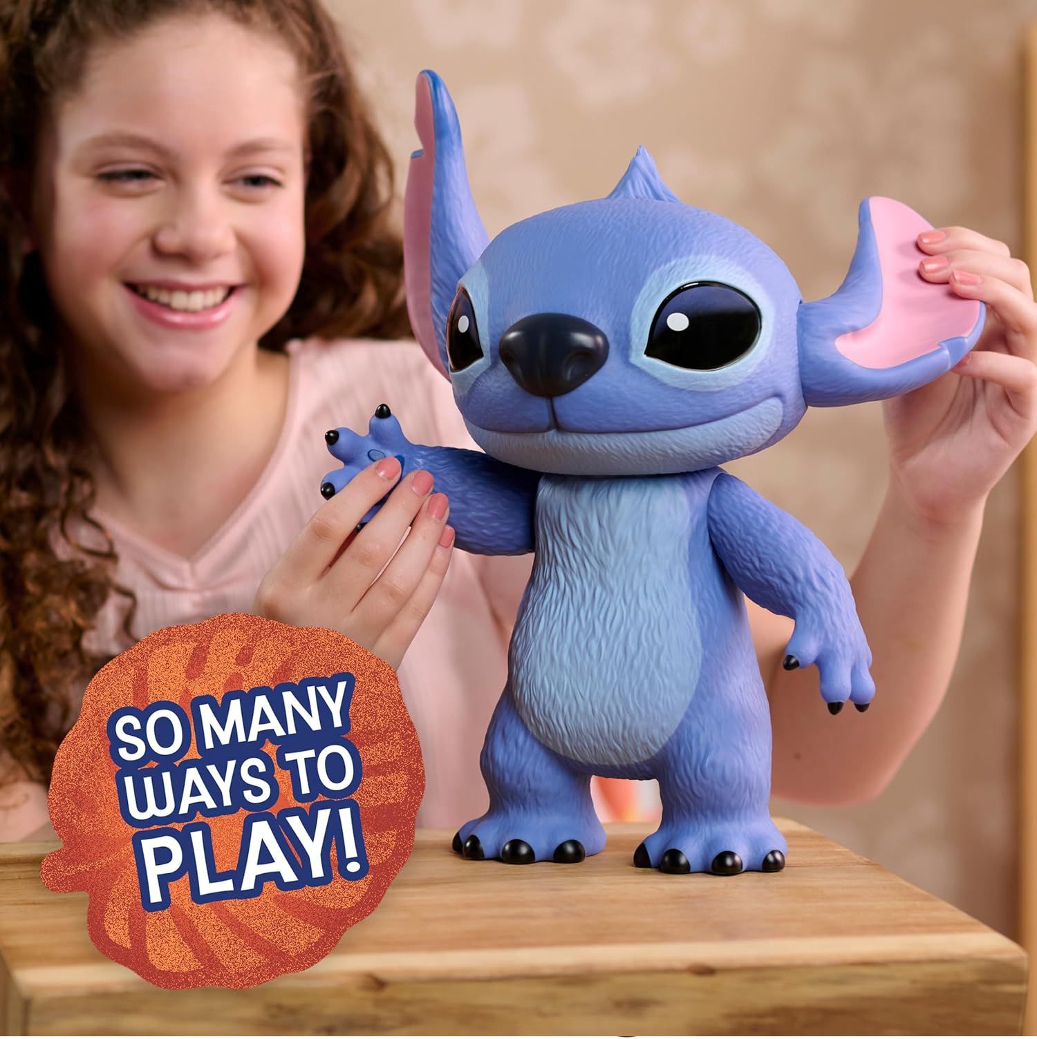 ディズニー実写 「リロ＆スティッチ」スティッチ 35cm アクション 