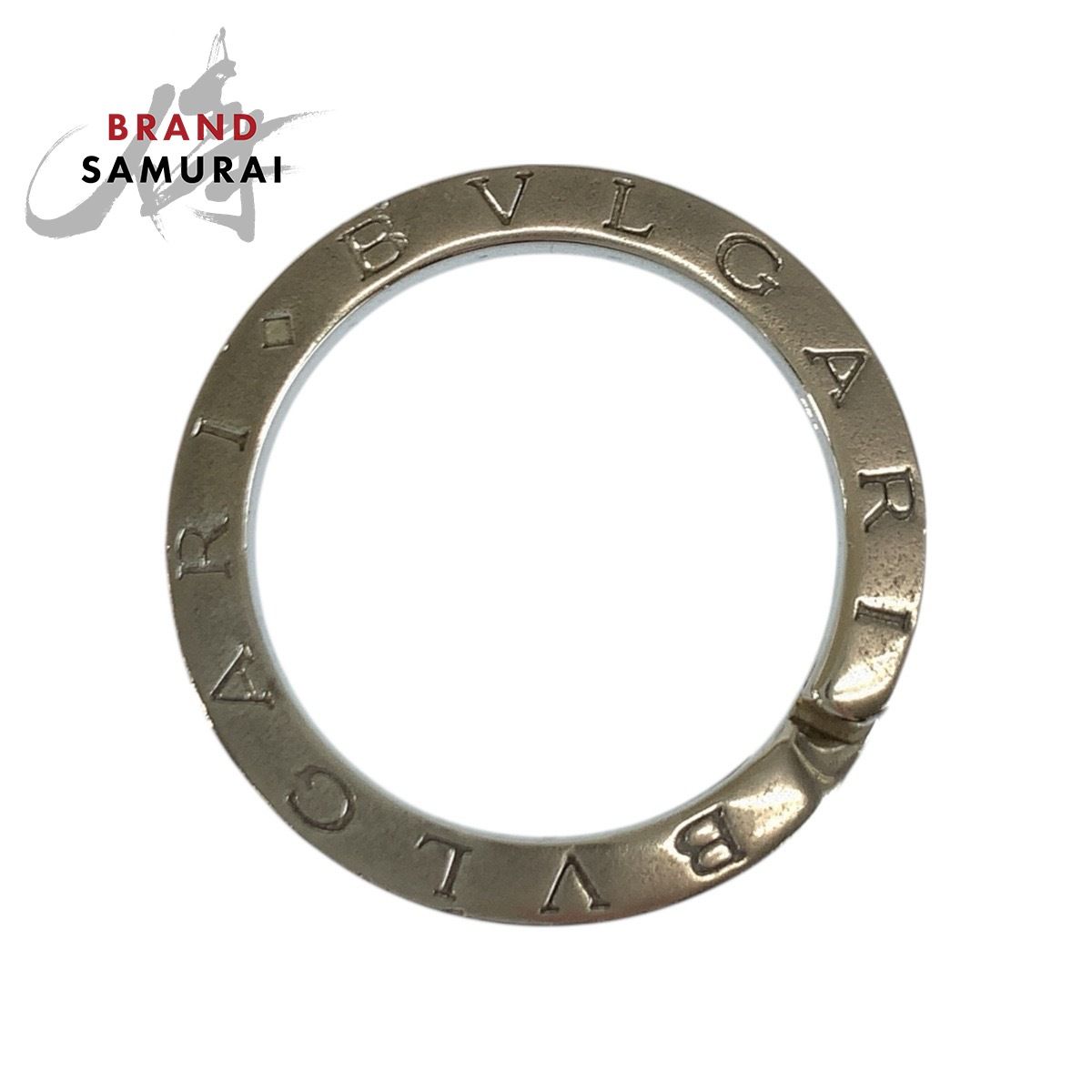 BVLGARI ブルガリ ロゴ シルバー SV 925 キーリング キーホルダー メンズ 506490