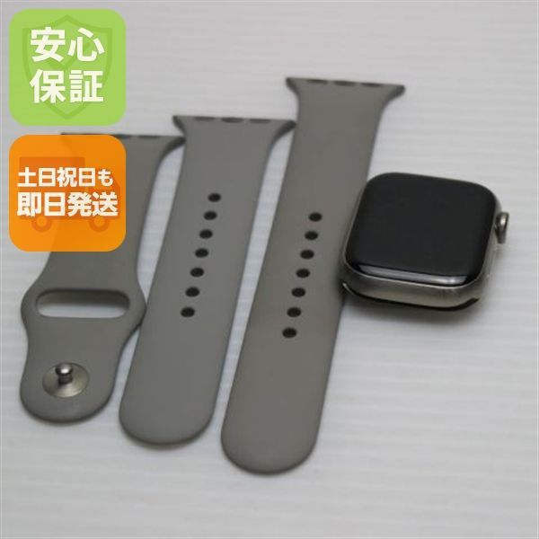 超 Apple Watch Series 7 41 mm Cellular セルラー チタニウム 本体 05000