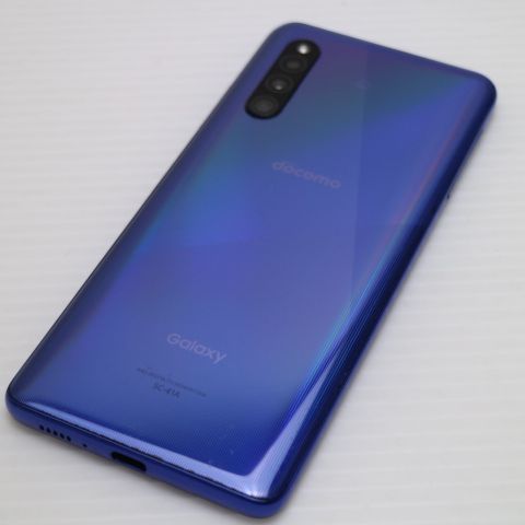 超美品 SC-41A Galaxy A41 ブルー スマホ 白ロム 土日祝発送OK 05000