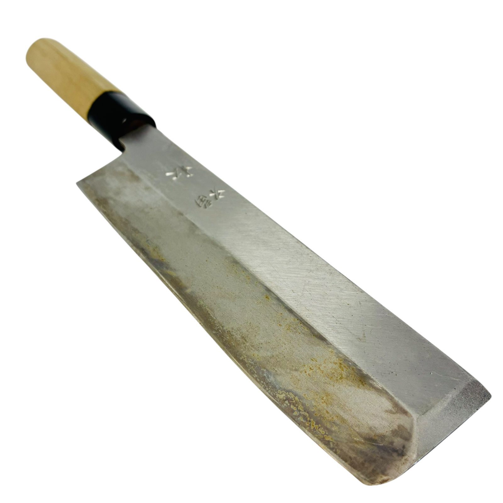 和包丁 菜切包丁 銘あり「福松」 中古現状品 片刃 刃物 日本刀職人系 包丁 - メルカリ