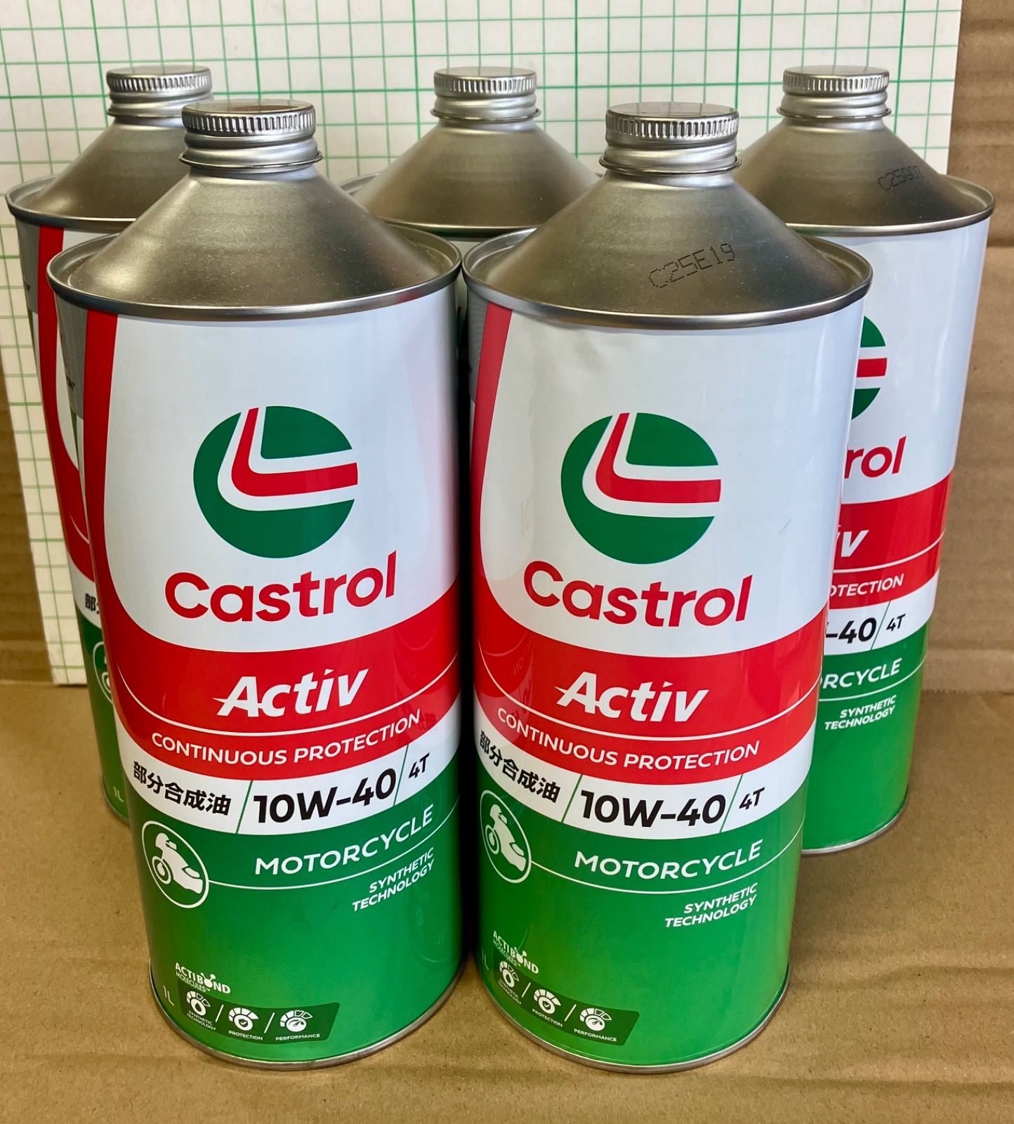 ※◦☆【訳あり】カストロール アクティブ4T10W40 MA 1L 10缶セット