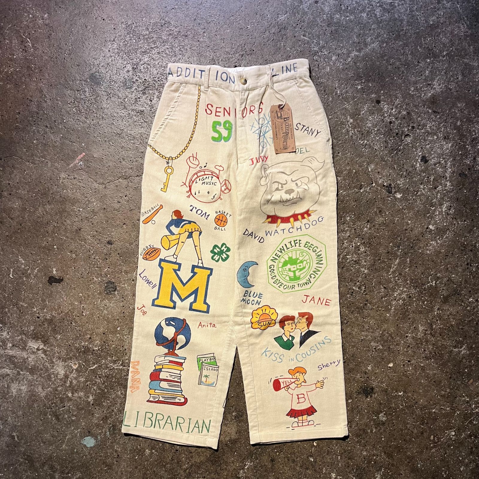 BACKERS メモリアルペイントコーデュロイパンツ バッカーズ 新品タグ