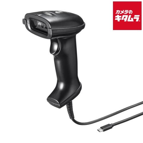 【新品】サンワサプライ BCR-TC2D1BK Type-C 2次元バーコードリーダー