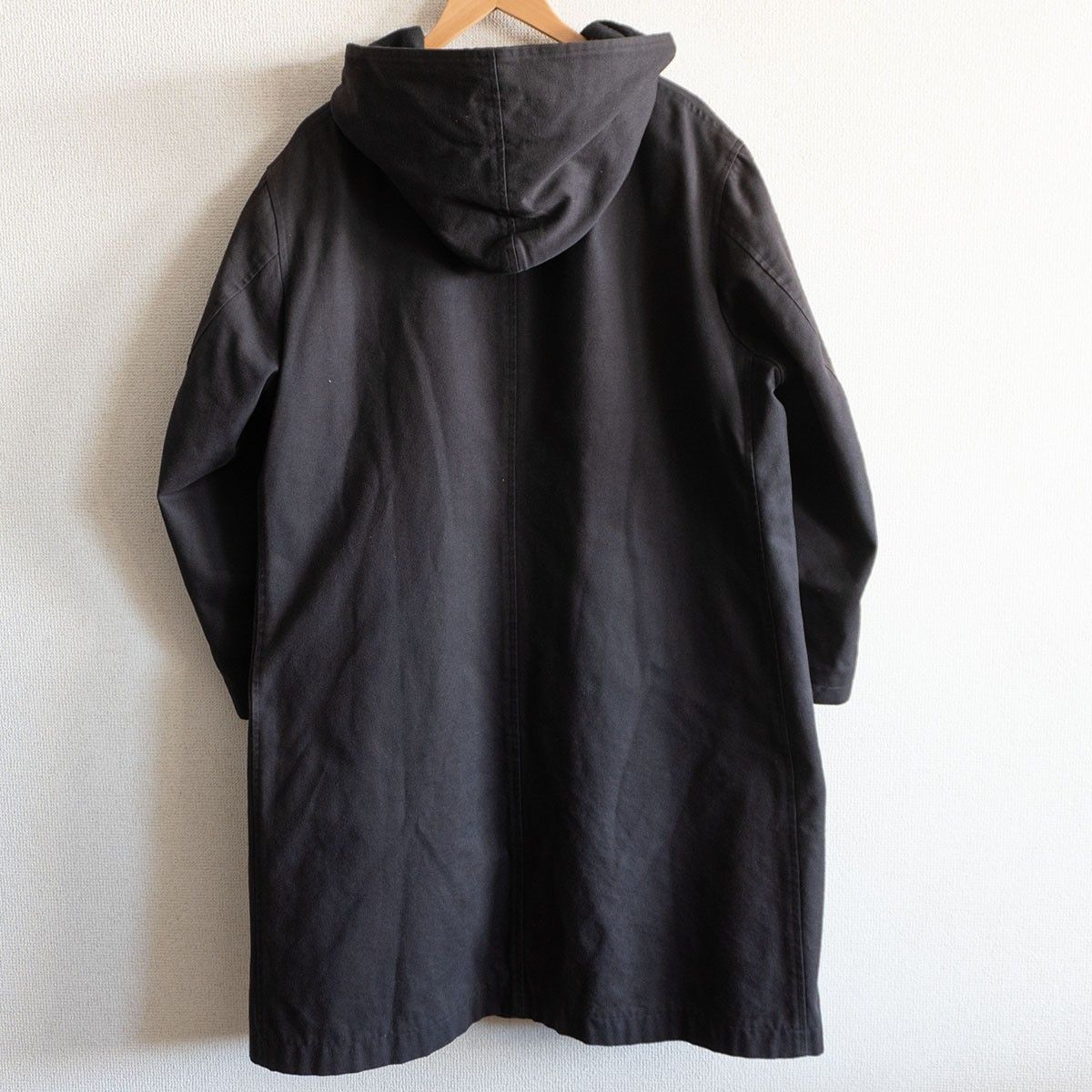 90s/アーカイブ】Y's for men【フード付き ロング コート】 ブラック