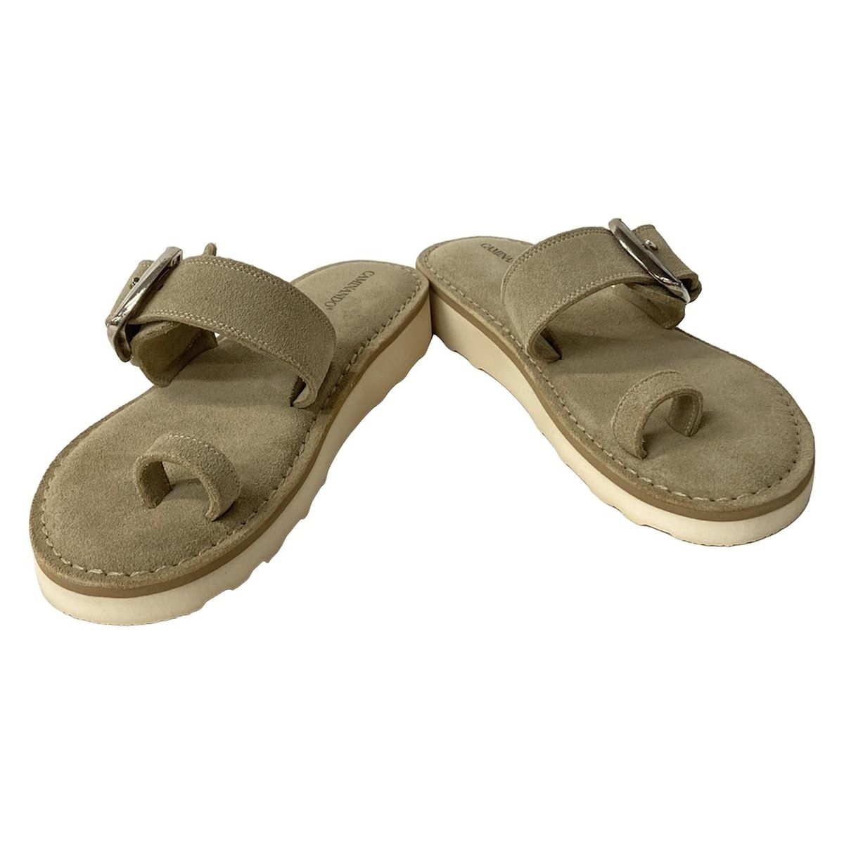 カミナンド サンダル 8 レディース - ベージュ
