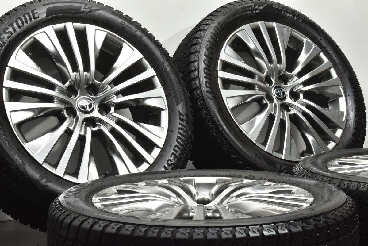 バリ溝 トヨタ 80 ハリアー Zグレード 19 in 7 J 35 PCD 114 3 ブリヂストン ブリザックDM V 225 55 R RAV 4 ヴァンガード