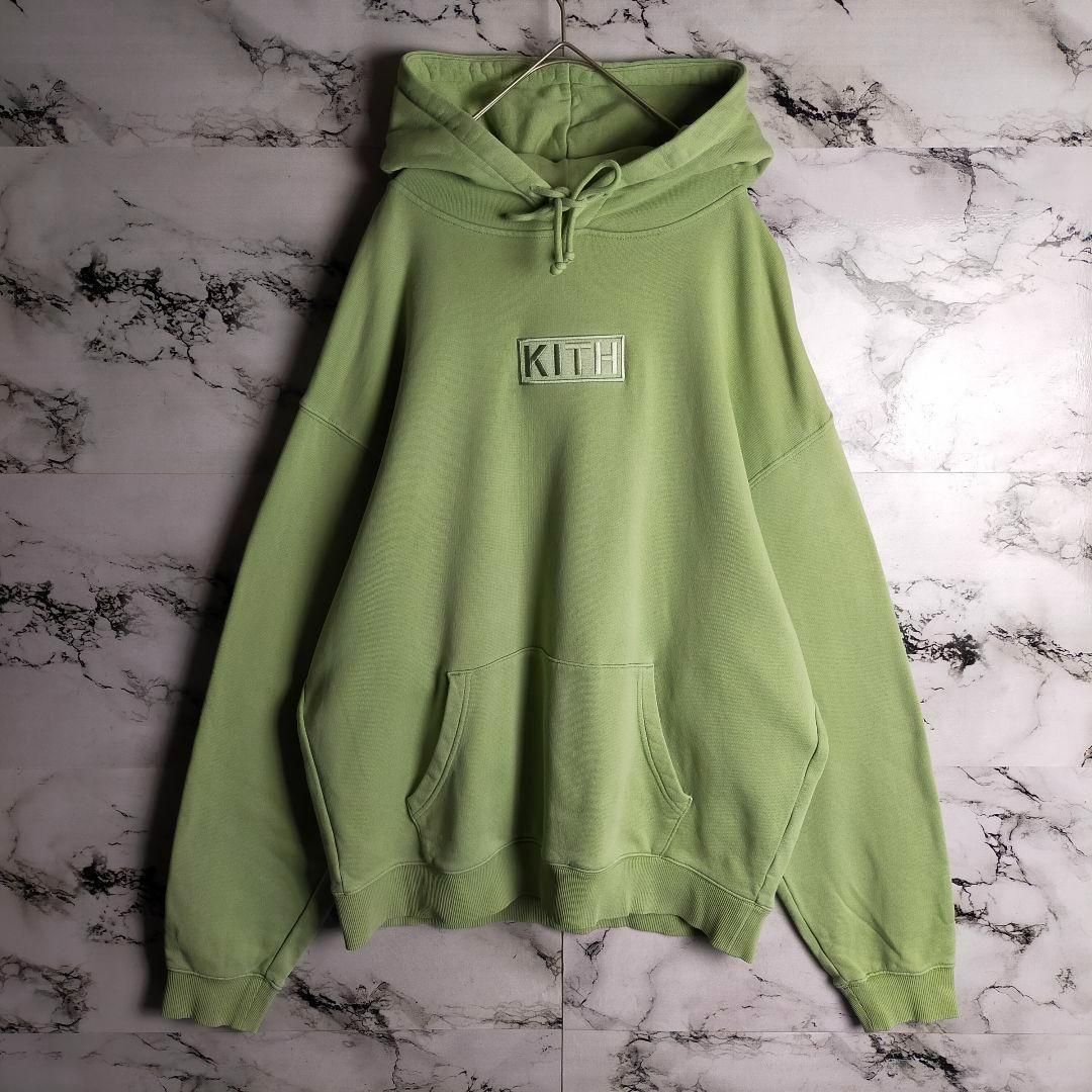 【入手困難】KITHキス☆刺繍ロゴ キルティングパーカー希少Lオフホワイト 入手困難】KITHキス☆刺繍ロゴ キルティングパーカー希少Lオフホワイト