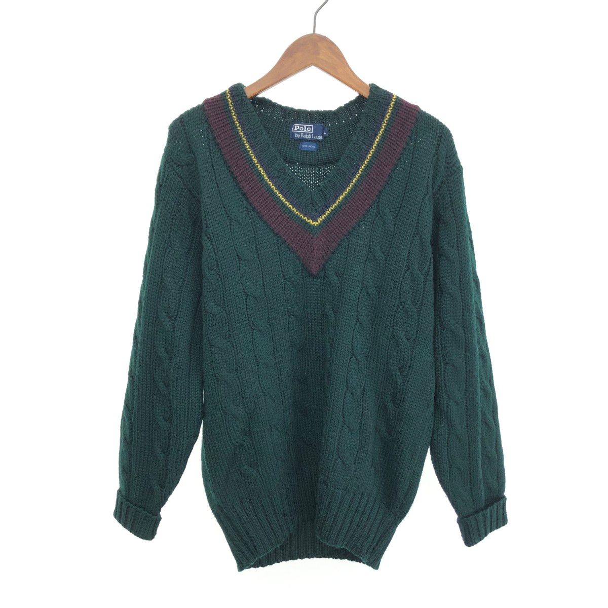 POLO RALPH LAUREN ポロラルフローレン チルデンニット サイズ:L 