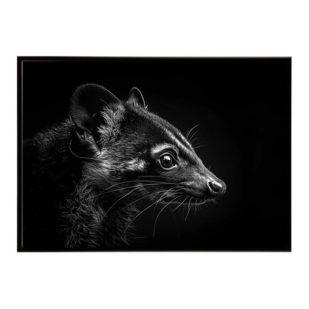 A2サイズ（約42x59cm）】【lh-poster-6391】Civet シベット ジビエ 猫