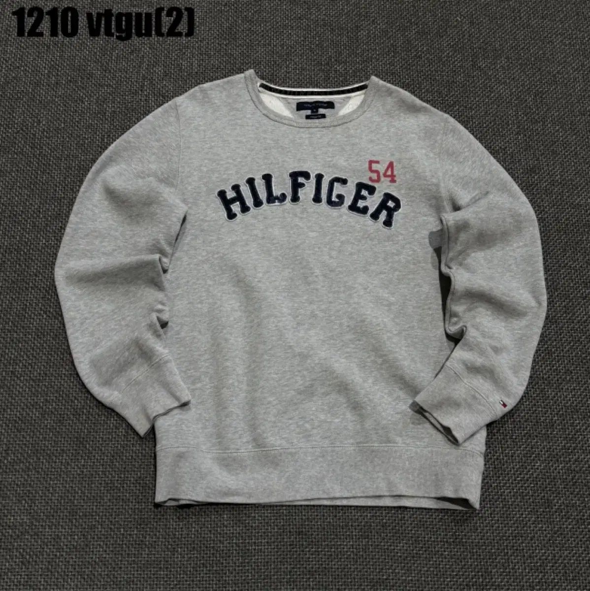 トミーヒルフィガー グレー スウェット Tシャツ XL 1210