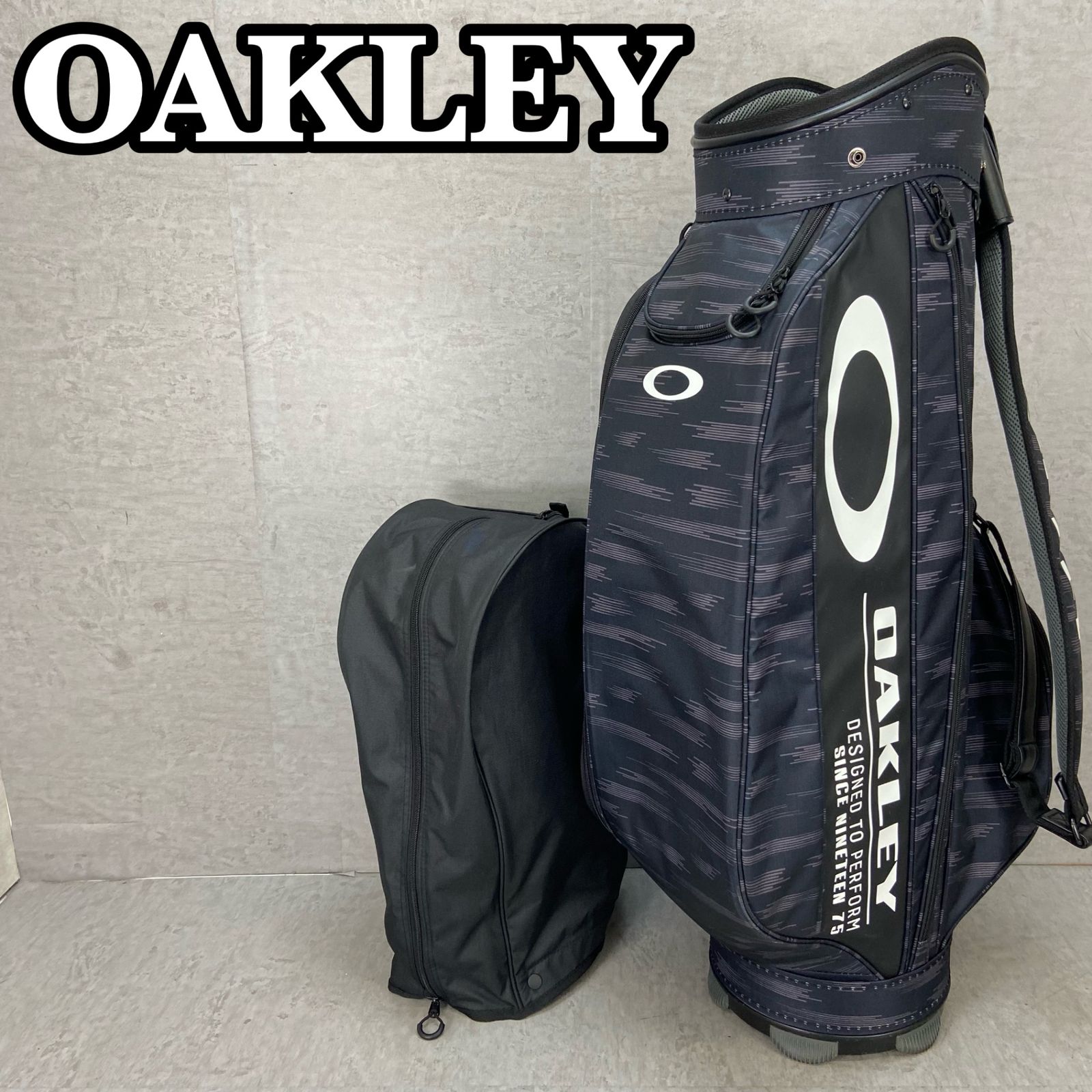 オークリー ゴルフ用 キャディバッグ カート式 ナイロン 約9.5型