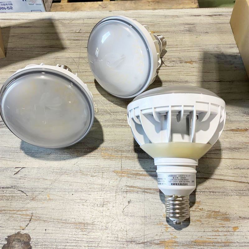 岩崎電気 LEDioc LEDアイランプ 30 W LDR N H E 39 850 屋内外兼用 セット