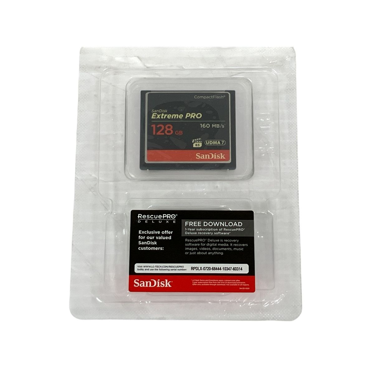 SanDisk Extreme 60314 Proシリーズ CFカード 128 GB 160 MB s