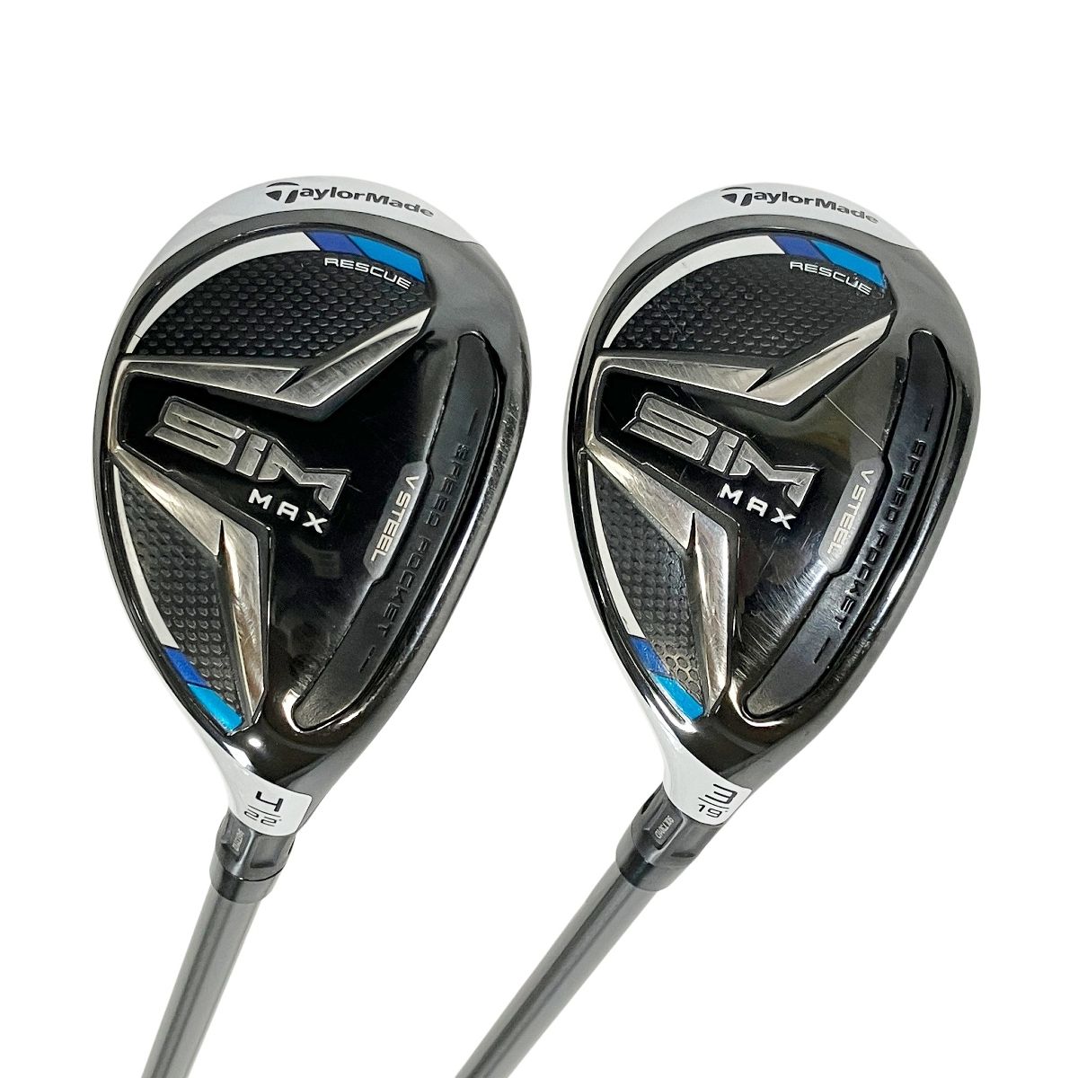 TaylorMade テーラーメイド SIM MAX U 3 19°|U 4 22° ユーティリティ 2本 セット シャフト TENSEI BLUE TM 60 FLEX R ゴルフ クラブ