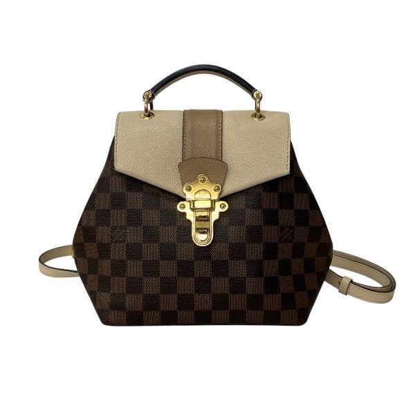 ルイヴィトン Louis Vuitton ダミエ クラプトン バックパック N 42259 バッグ リュック レディース
