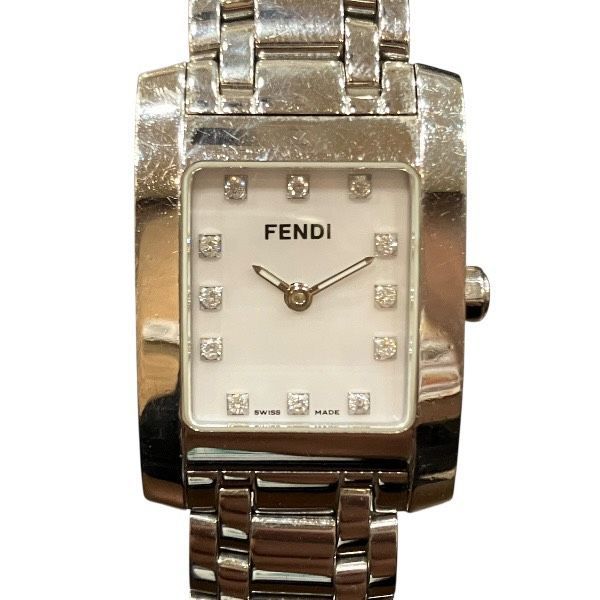 フェンディ クラシコ 145 7000 L クォーツ 12 P インデックス 時計 腕時計 レディース