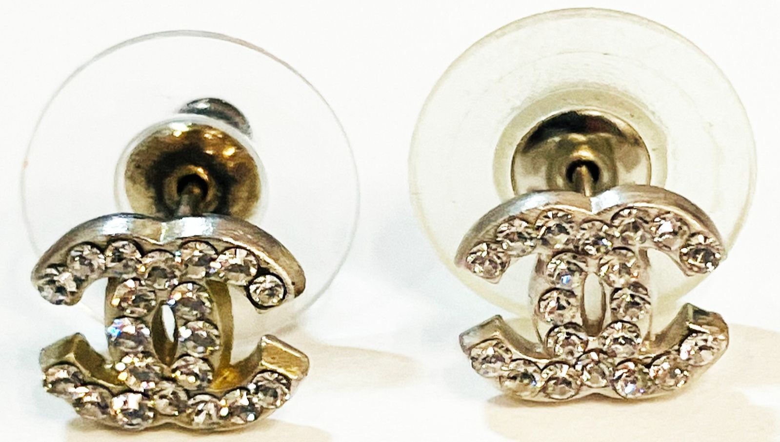 CHANEL シャネル ココマーク ラインストーンピアス B 3268