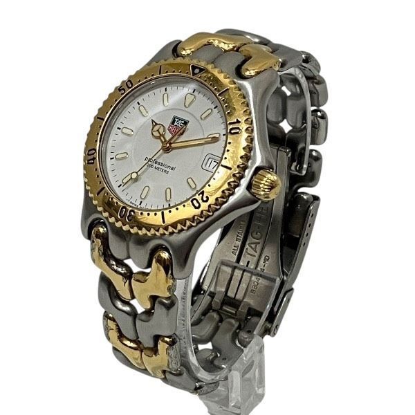 タグホイヤー セル デイト WG 1122 0 クォーツ 時計 腕時計 メンズ