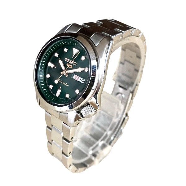 セイコー セイコー5スポーツ 2 R 06 00 A 0 自動巻 グリーン文字盤 時計 腕時計 レディース