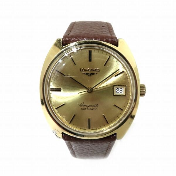 ロンジン コンクエスト 自動巻 アンティーク 時計 腕時計 メンズ