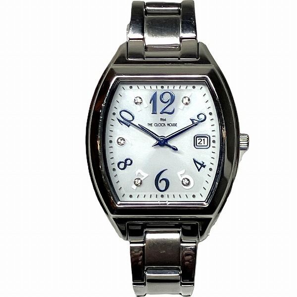 ザクロックハウス LBC 1005 ソーラー ホワイト文字盤 時計 腕時計 レディース