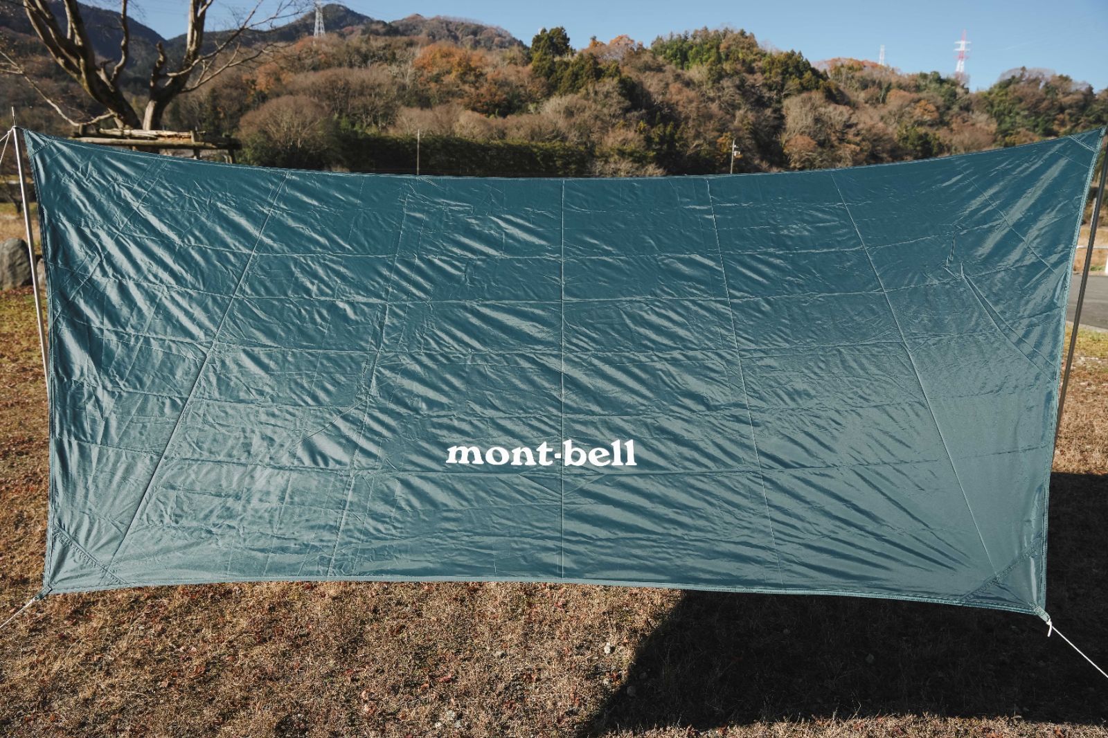 美品】mont-bell ミニタープHX 販売 アルミミニタープポール165付き