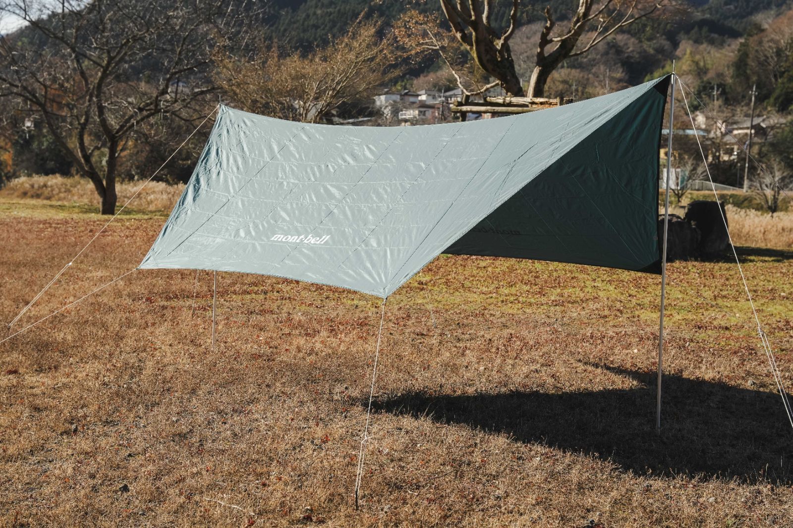 美品】mont-bell ミニタープHX 販売 アルミミニタープポール165付き