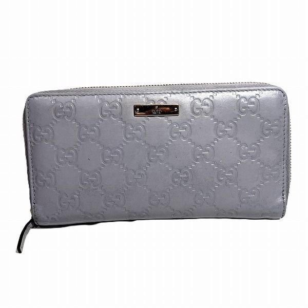 グッチ GUCCI シマ ラウンドファスナー 112724 長財布 レディース