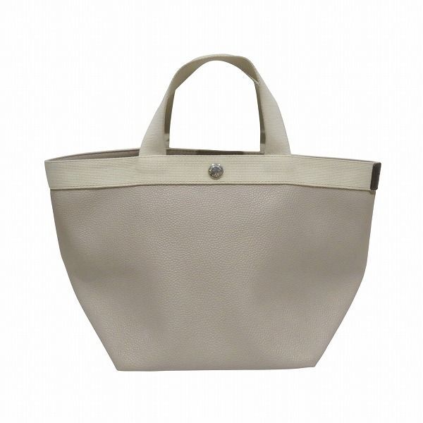 エルベシャプリエ リュクス舟型トートM グレージュ バッグ ハンドバッグ レディース