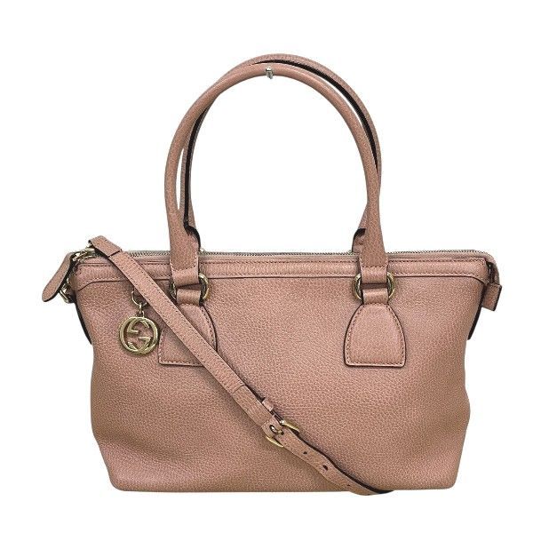 グッチ GUCCI インターロッキングG 449659 レザー 2way バッグ