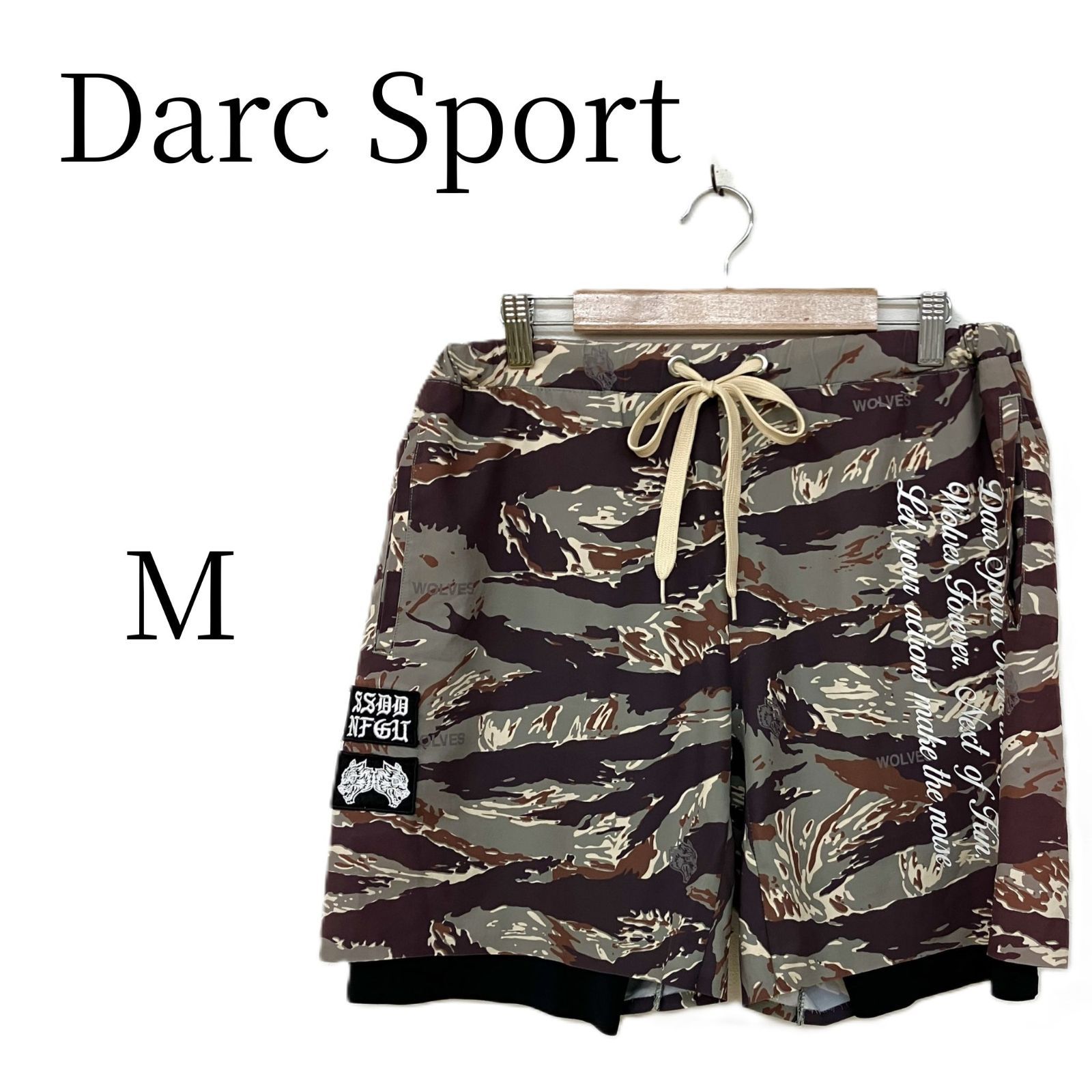 Darc Sport ダルクスポーツ ブラウン・ブラック・グリーン 迷彩柄 M 
