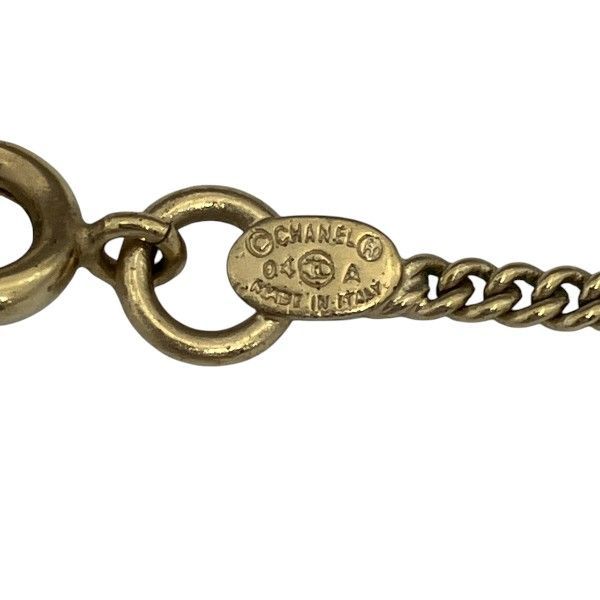  シャネル CHANEL ピンク ゴールド 04 A ココマーク ラインストーン ブランド小物 ネックレス レディース その他 その他
