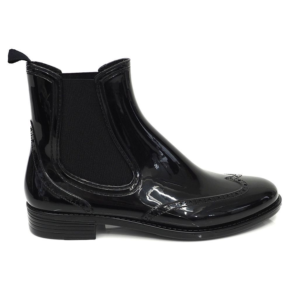 ♥品 Traditional Weatherwear SIDE GORE WINGTIP RAIN BOOTS レインブーツ サイズ 36 ブラック トラディショナル ウェザーウェア マッキントッシュ レディース 5LRS|K06345|KEC09|