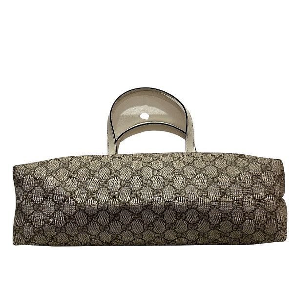  グッチ GUCCI GGスプリーム 211137 ブラウン ホワイト PVC レザー バッグ トートバッグ レディース その他 その他
