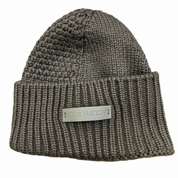 ルイヴィトン Louis Vuitton ビーニー ニット帽 ブラウン ウール アパレル ユニセックス
