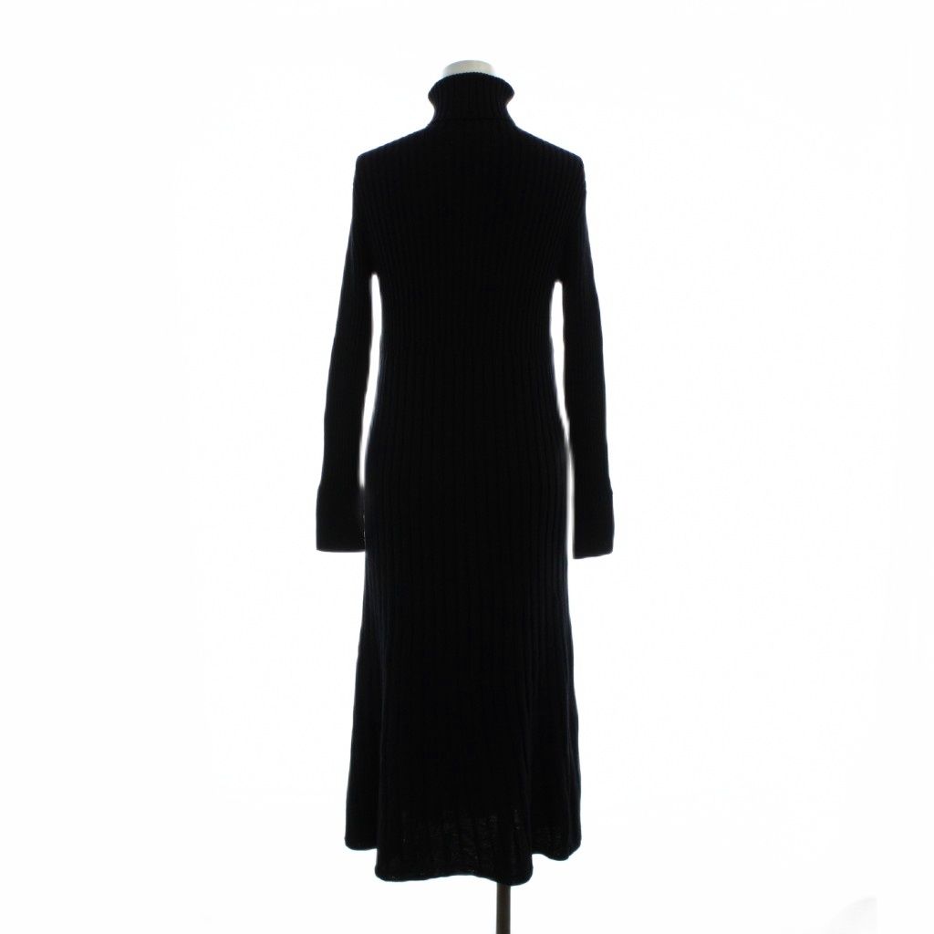 アクアスキュータム AQUASCUTUM woolタートルネックニットワンピース M