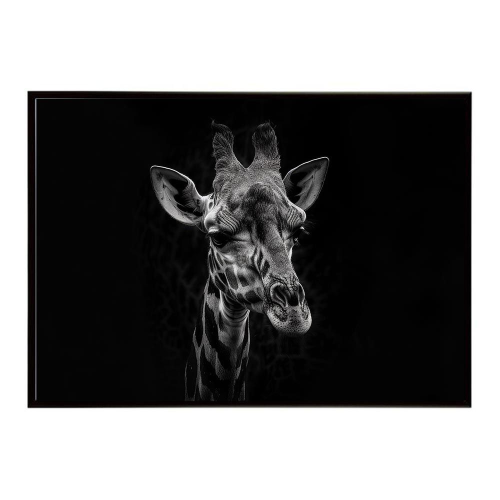 B2サイズ（約51x73cm）】【lh-poster-6470】Giraffe キリン ジラフ サバンナ アフリカ 草原 自然 ネイチャー 動物