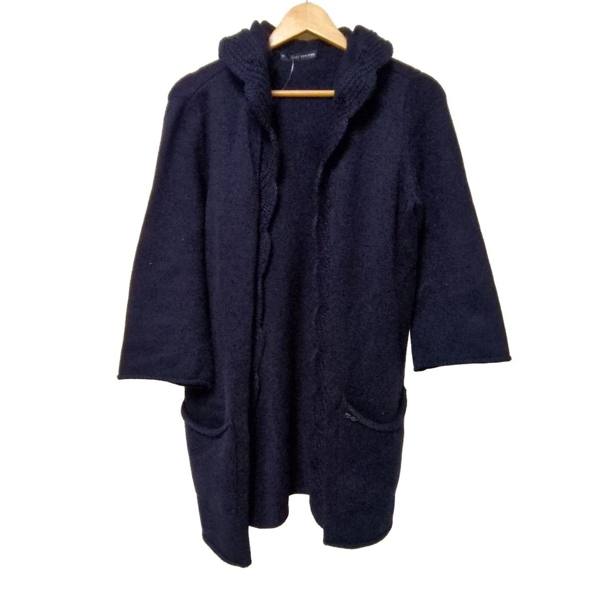 美品☆FOXEY NEW YORK☆ロゴプレート ショートカーディガン 40