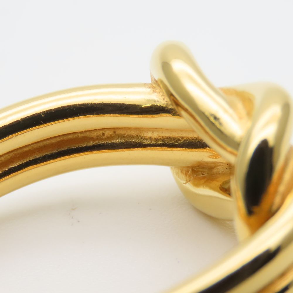 中古】 エルメス スカーフリング アタメ メタル ゴールド GP