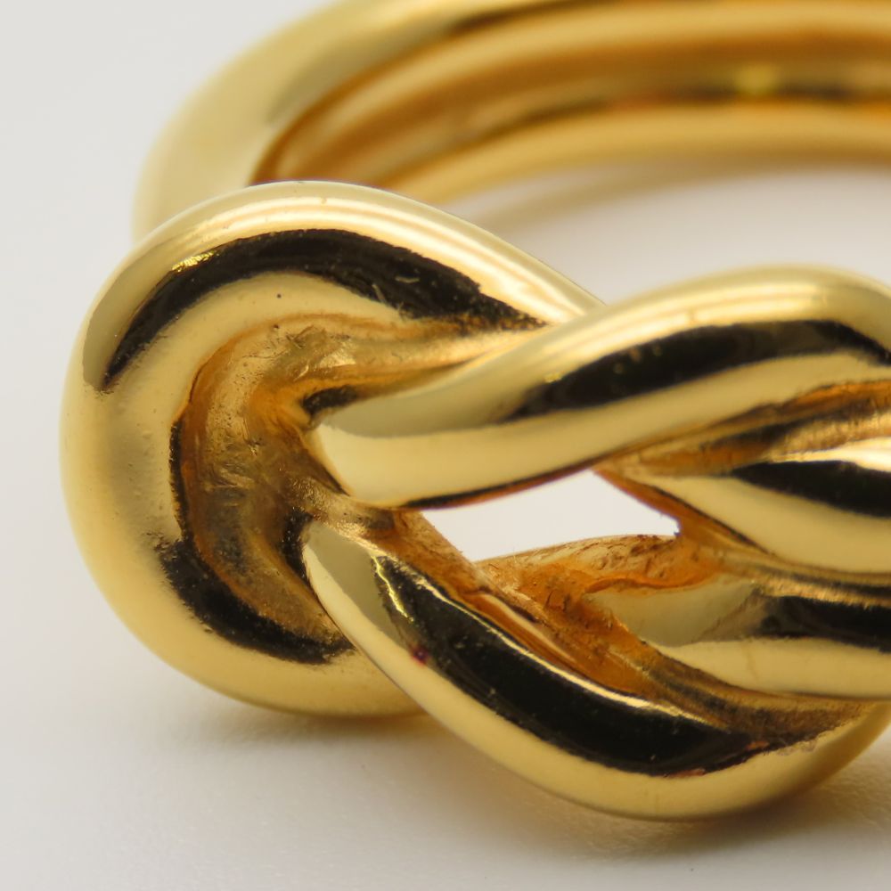 中古】 エルメス スカーフリング アタメ メタル ゴールド GP