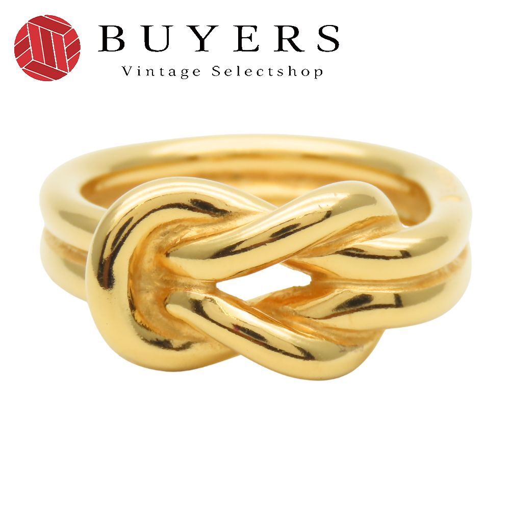 中古】 エルメス スカーフリング アタメ メタル ゴールド GP