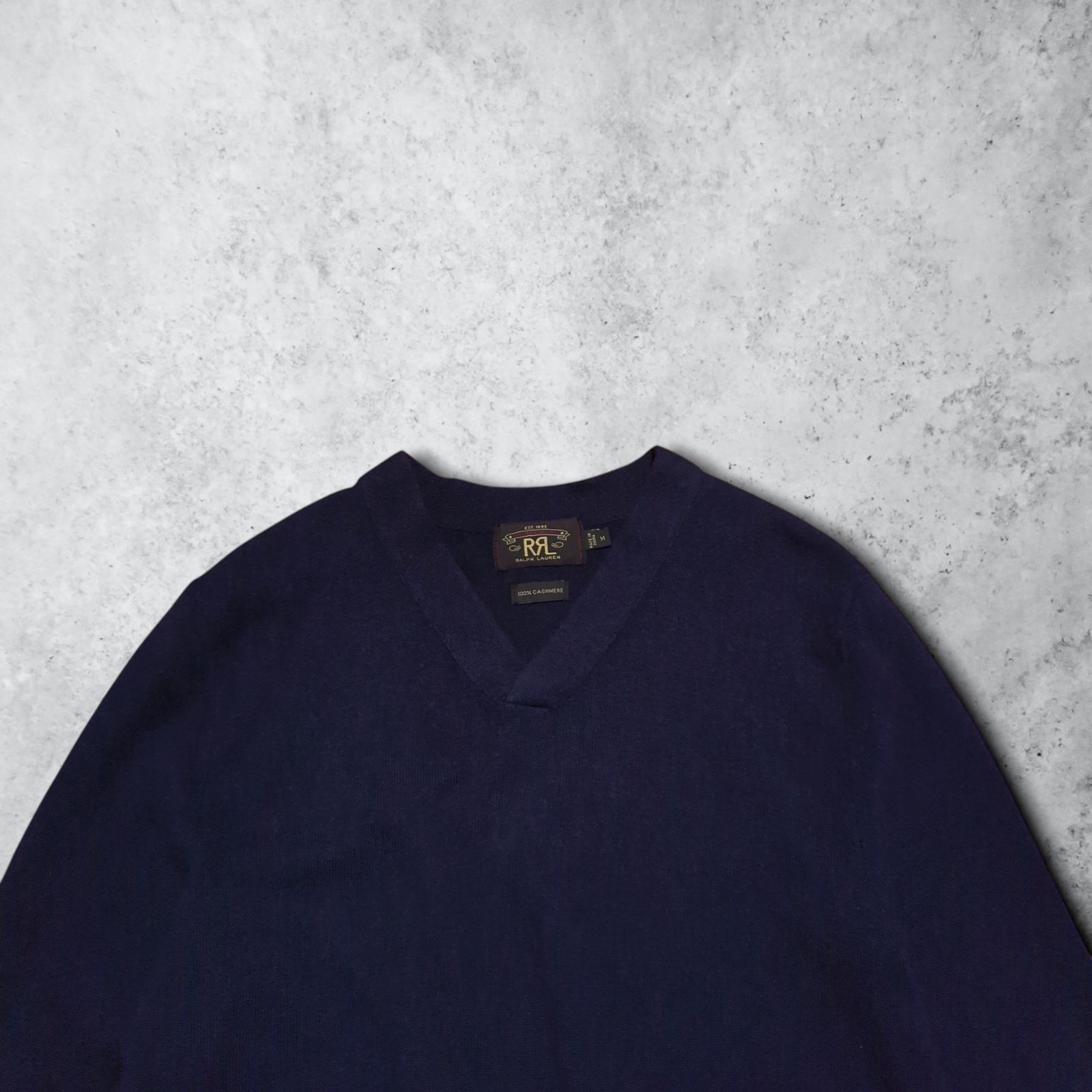 RRL RALPH LAUREN ラルフローレン カシミヤ カシミア 100% Vネック 