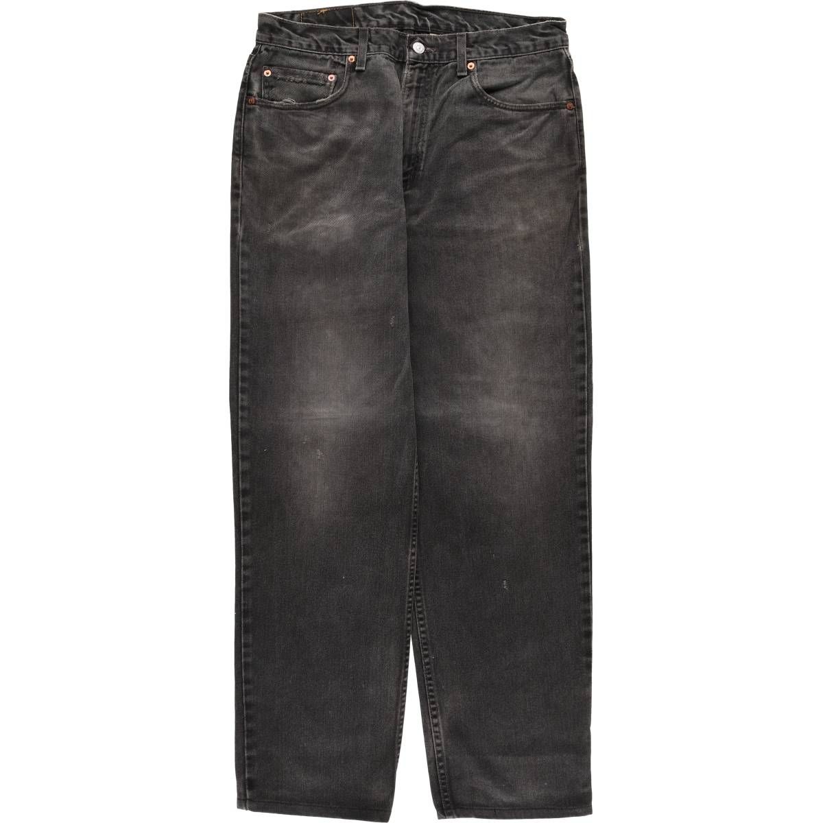 古着 00年代 リーバイス Levi s RELAXED FIT ブラックデニム テーパードデニムパンツ メンズw 32相当 evb 030858