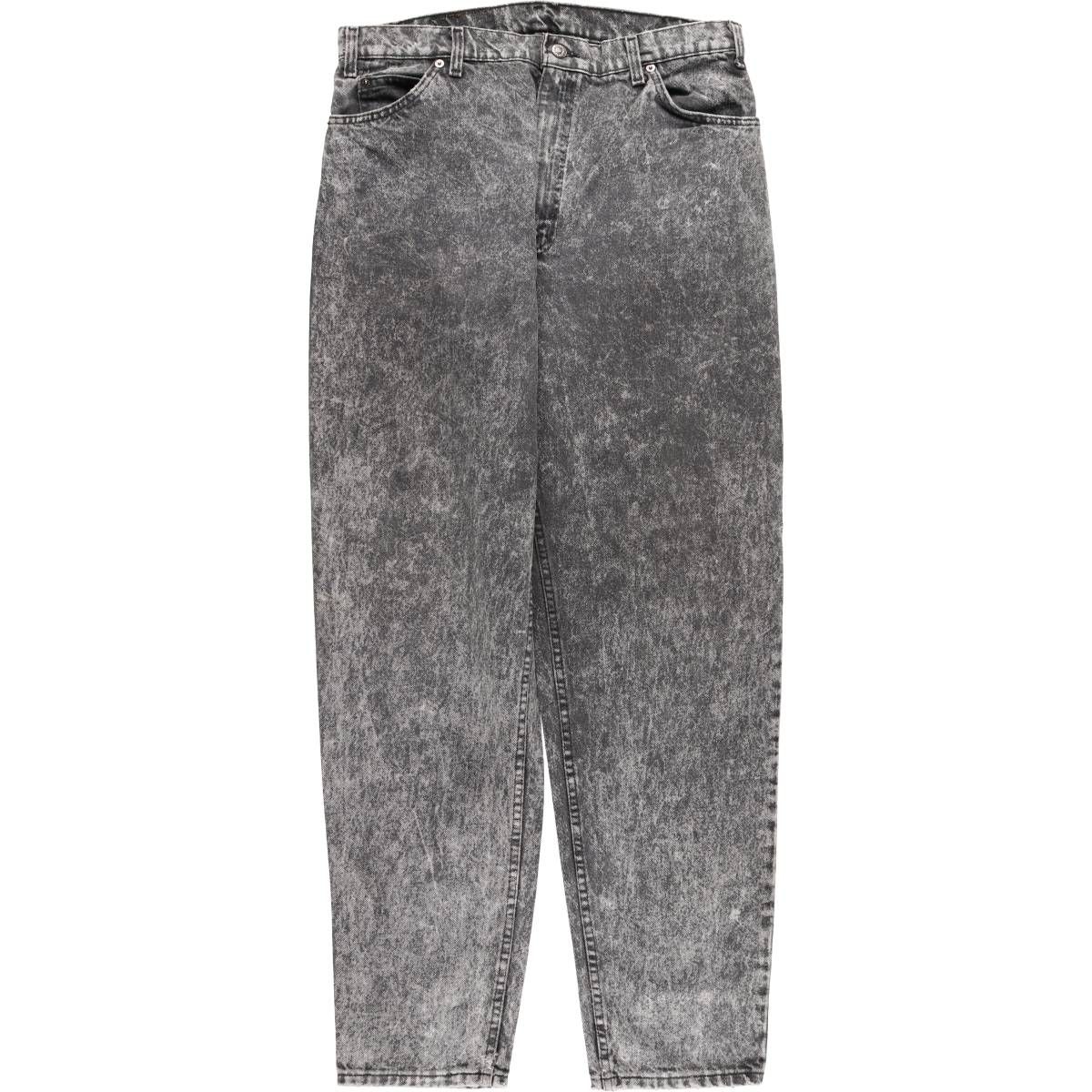 古着 リーバイス Levi s ケミカルウォッシュ テーパードデニムパンツ W 35 L 34 メンズw 34相当 evb 030861