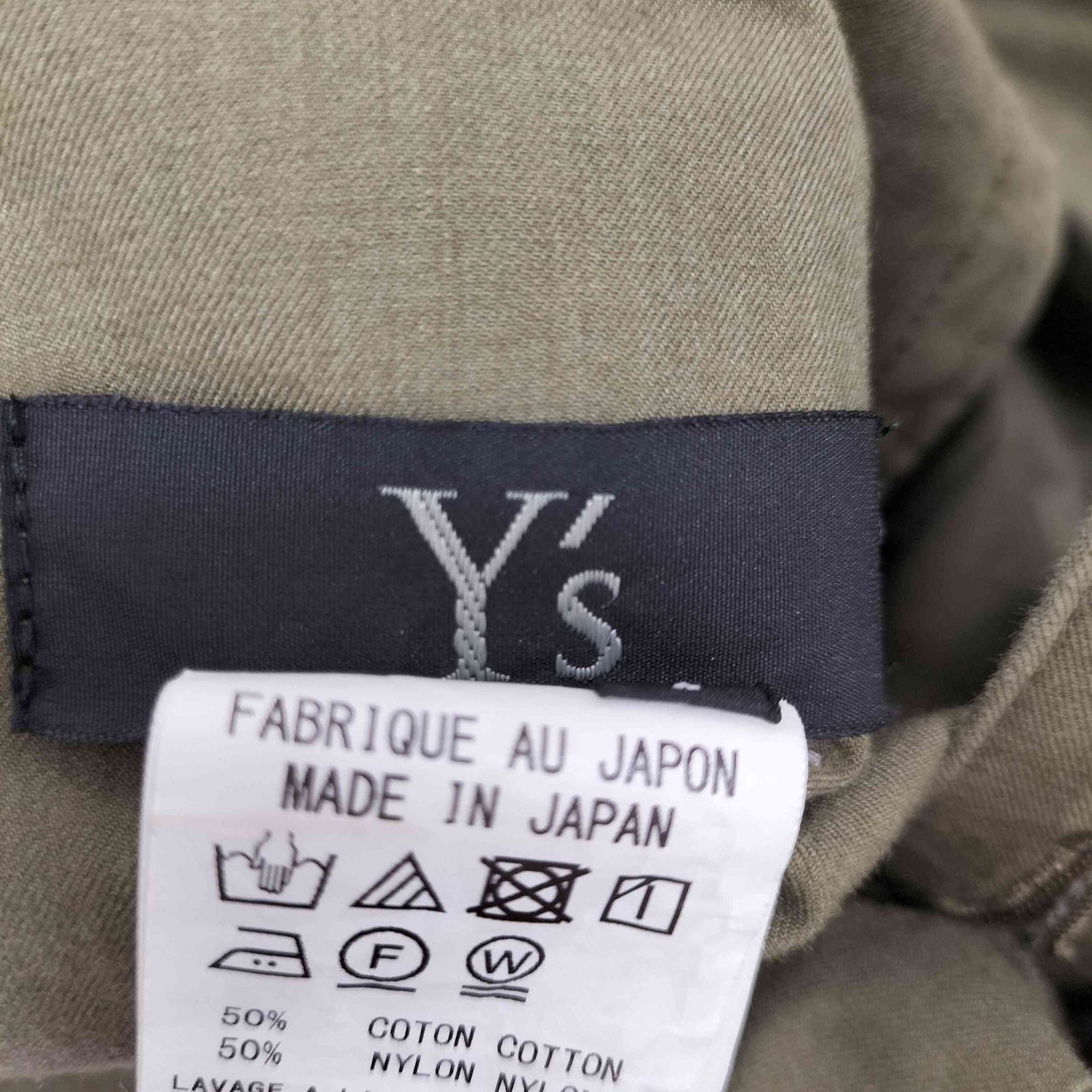 ワイズ Ys 切りっぱなし ギャザー ジャンパー スカート レディース JPN