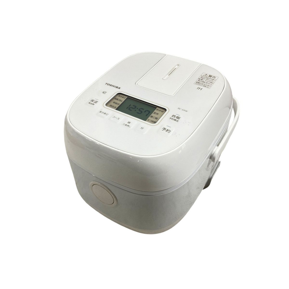 TOSHIBA RC 5 XW IHジャー 炊飯器 製 3合 調理 家電 東芝 良好