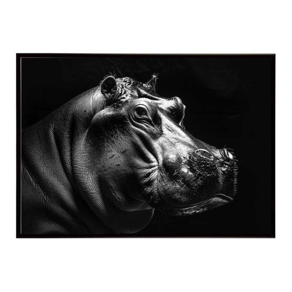 B2サイズ（約51x73cm）】【lh-poster-6537】Hippopotamus ファッション